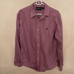 Polo custom fit button down.
